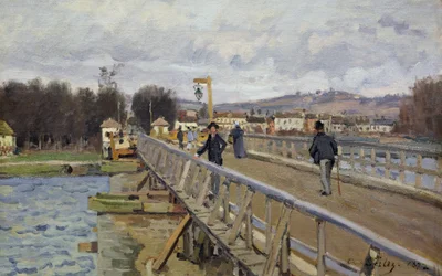 Passerelle à Argenteuil, 1872